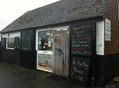 freshly caught, local fish can be bought just 2 miles from Marsh View Cottage, Camber Sands holiday cottage